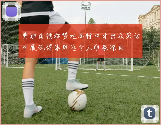 费迪南德称赞达洛特口才出众采访中展现得体风范令人印象深刻