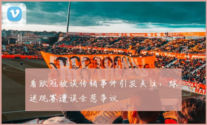 看欧冠被误传销事件引发关注,球迷观赛遭误会惹争议